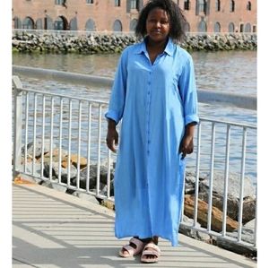 NWT Universal Standard Blue Tunic